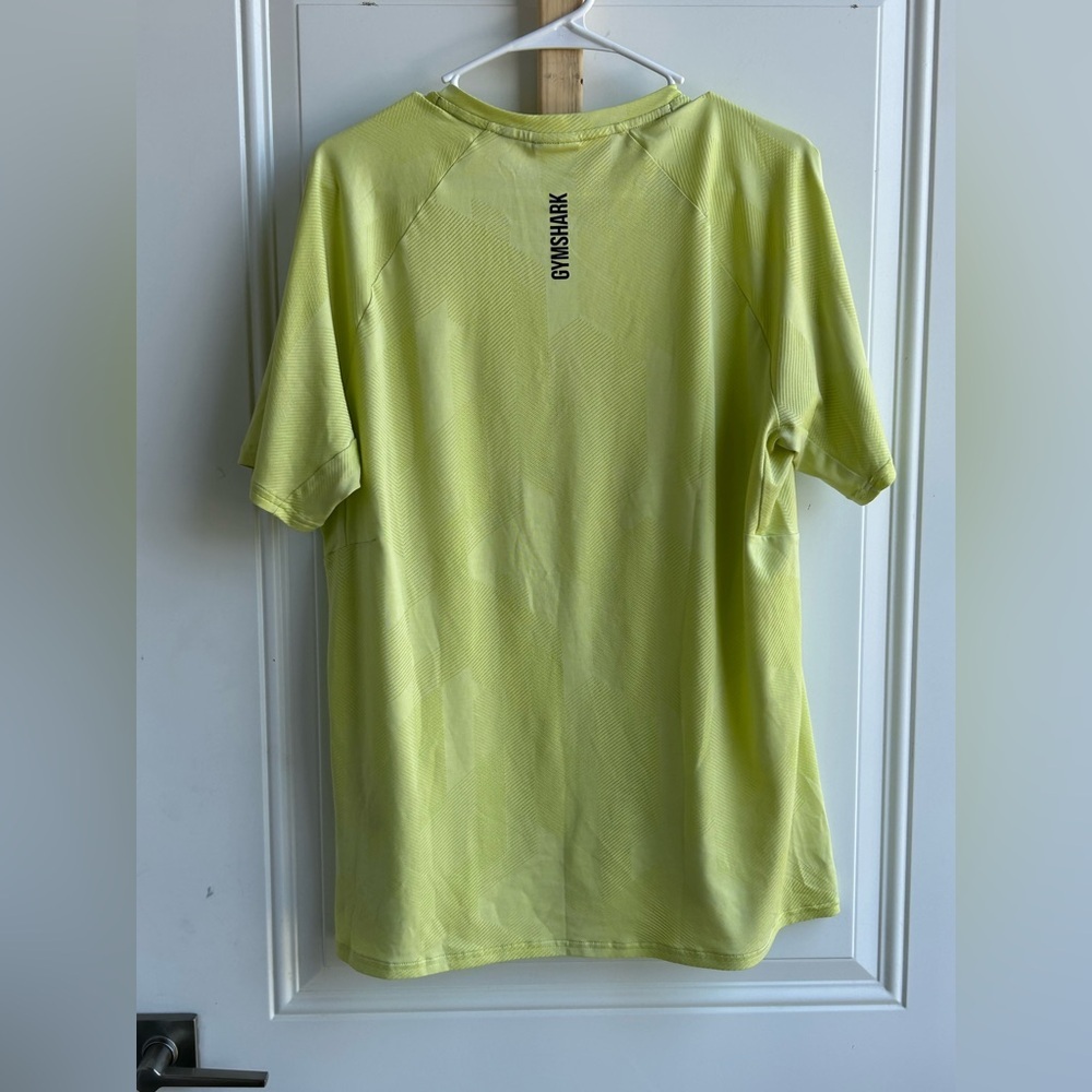 Gymshark | Yellow Short Sleeve Athletic Tee | Size XL - Picture 4 of 5